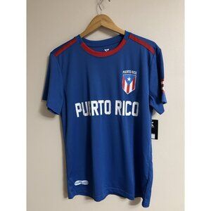 NWT Puerto Rico Striker Soccer Jersey Adult Men’s Medium Blue